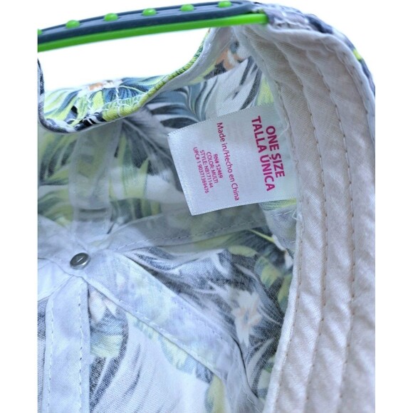 Hawaiian Tropical Floral Island Hat Cap Multicolor Snapback Beach Pool Summer - Picture 7 of 7